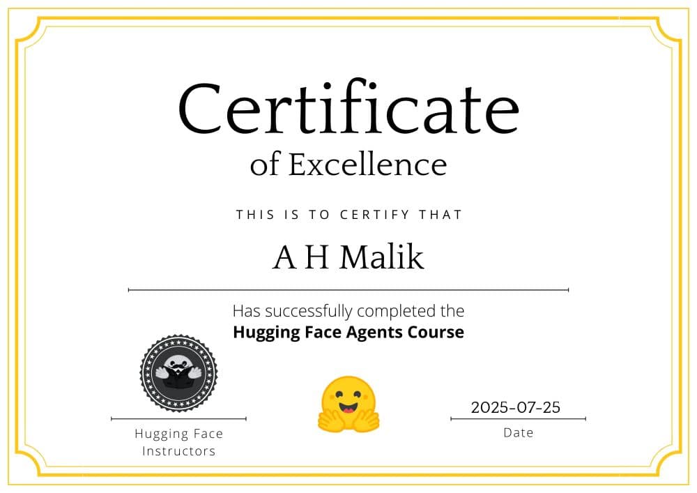 HuggingFace Agents Course